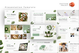 Healthy Eco Beauty PowerPoint Template